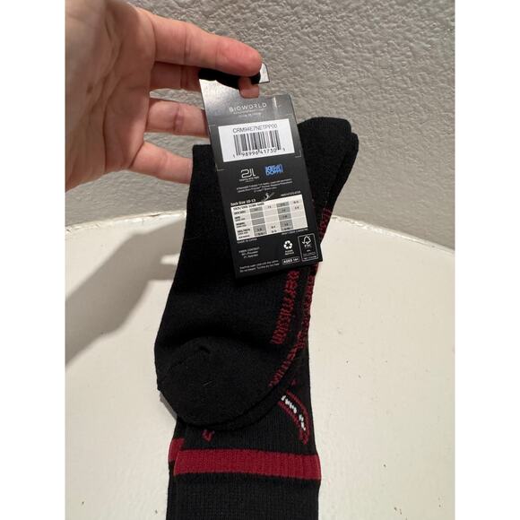 STRANGER THINGS Single pair of Men's Crew Socks NWT Fits Shoe Size 8 - 12 - Picture 3 of 5